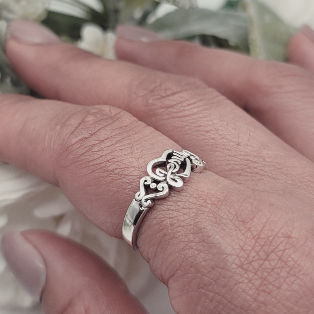 ✝️ JESUS LOVES ME, S925 RING - Picture 4 of 6
